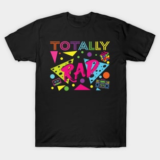 Totally Rad 1980s Vintage Eighties Costume Party T-Shirt